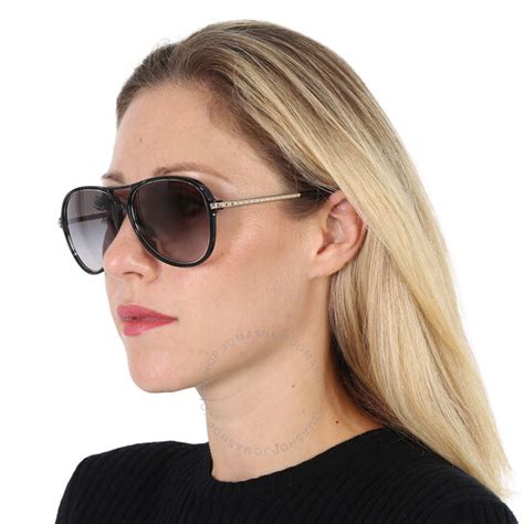 Michael Kors Breckenridge 58mm Gradient Aviator Sunglasses.